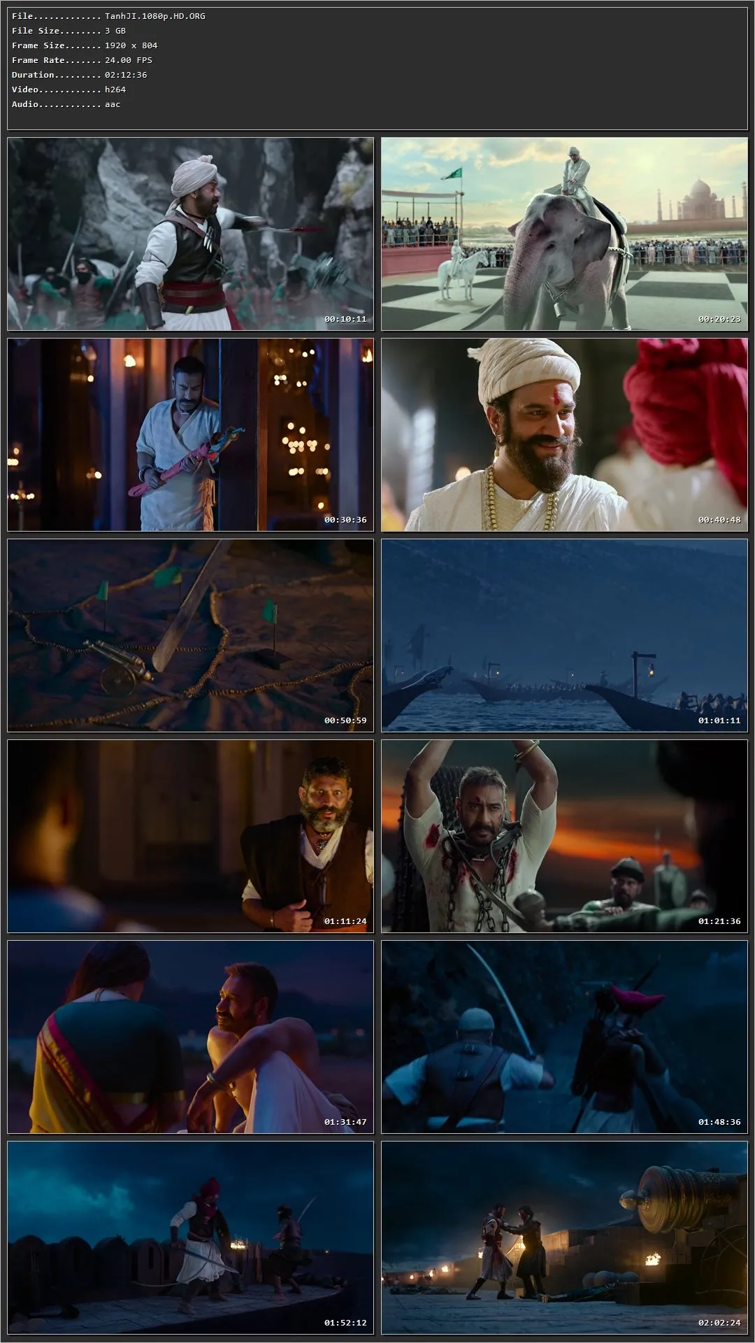 Tanhaji (2020) (Hindi – Marathi) HDRip 720p – 480p – 1080p Screenshot