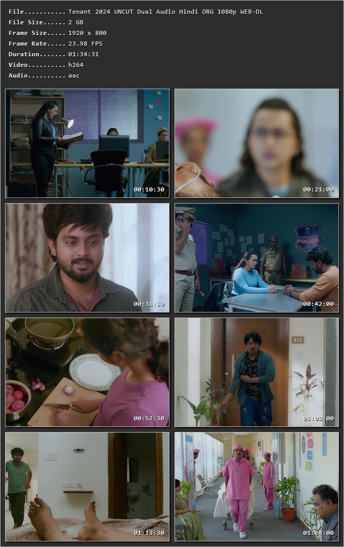 Tenant 2024 [Hindi + Telugu] HDRip 720p – 480p – 1080p Screenshot