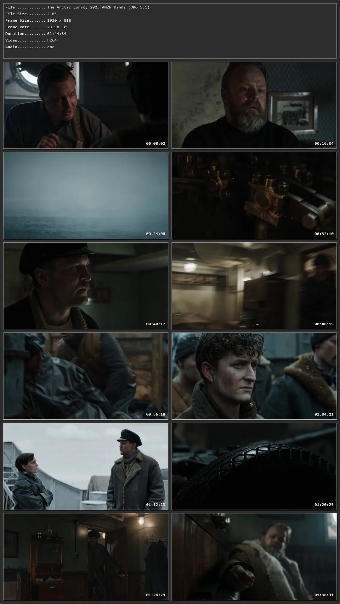 The Arctic Convoy 2023 Hindi Dual Audio HDRip 1080p – 720p – 480p Screenshot