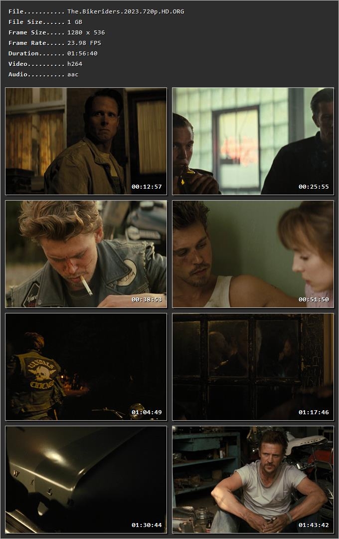 The Bikeriders (2023) Hindi Dual Audio HDRip 1080p – 720p – 480p Screenshot