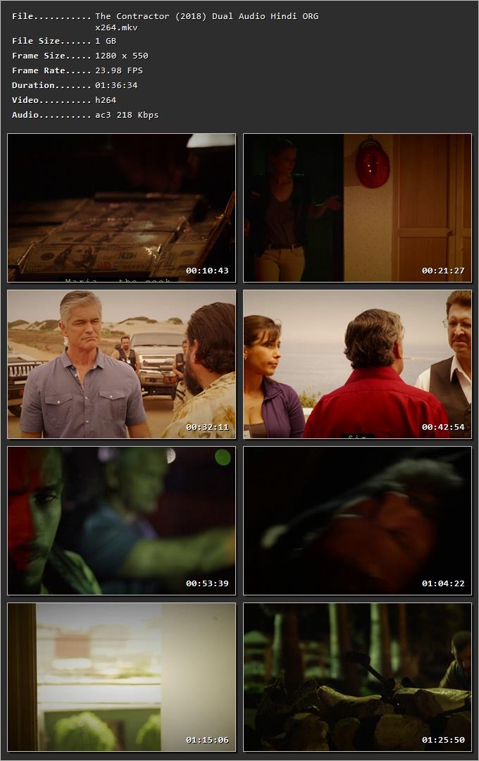 The Contractor 2018 Hindi Dual Audio HDRip 720p – 480p Screenshot