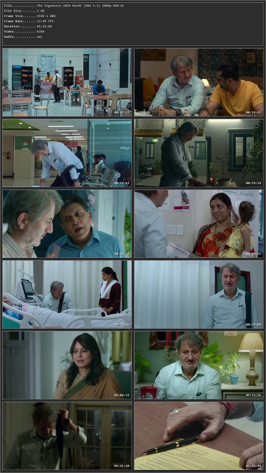 The Signature 2024 Hindi Dubbed HDRip 720p - 480p - 1080p Screenshot