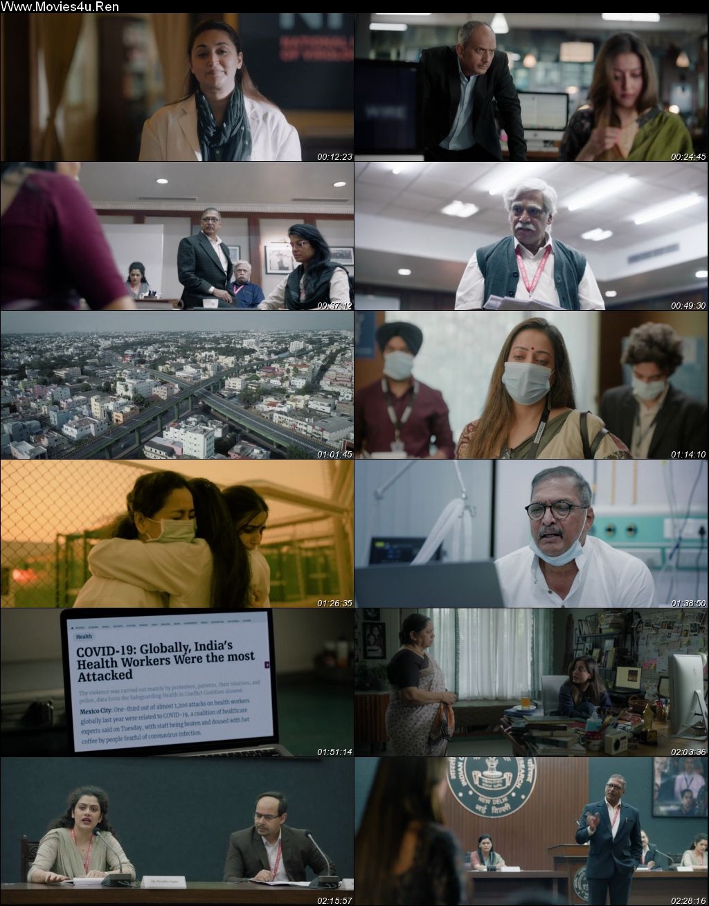 The Vaccine War 2023 Hindi HDRip 720p – 480p Screenshot