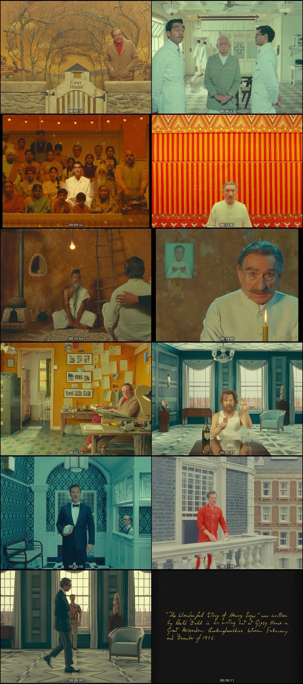 The Wonderful Story Of Henry Sugar (2023) Hindi Dual Audio HDRip 1080p – 720p Shortfilm Screenshot