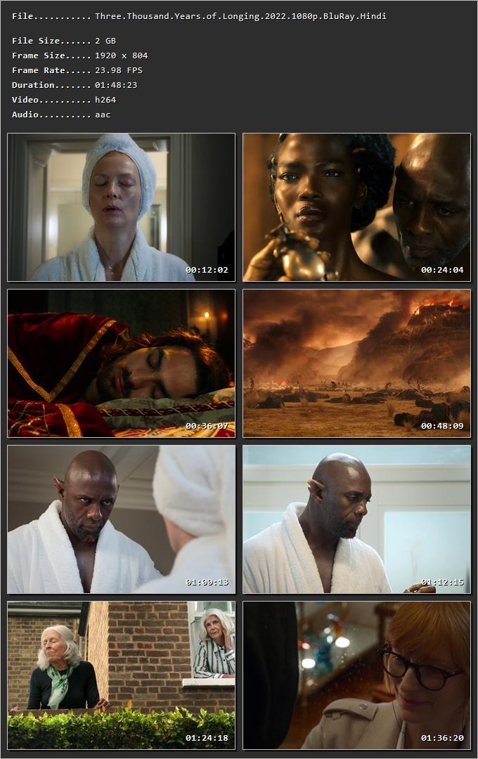 Three Thousand Years of Longing (2022) Hindi Dual Audio HDRip 1080p – 720p – 480p Screenshot