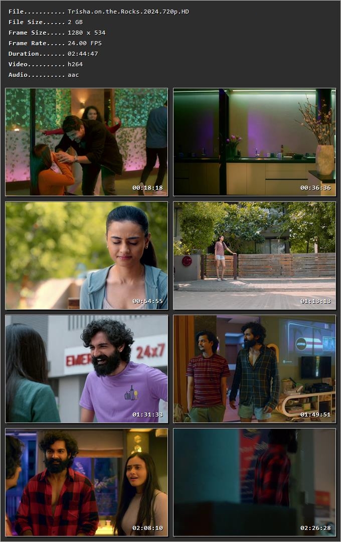 Trisha On The Rocks (2024) Hindi Dual Audio HDRip 1080p – 720p – 480p Screenshot