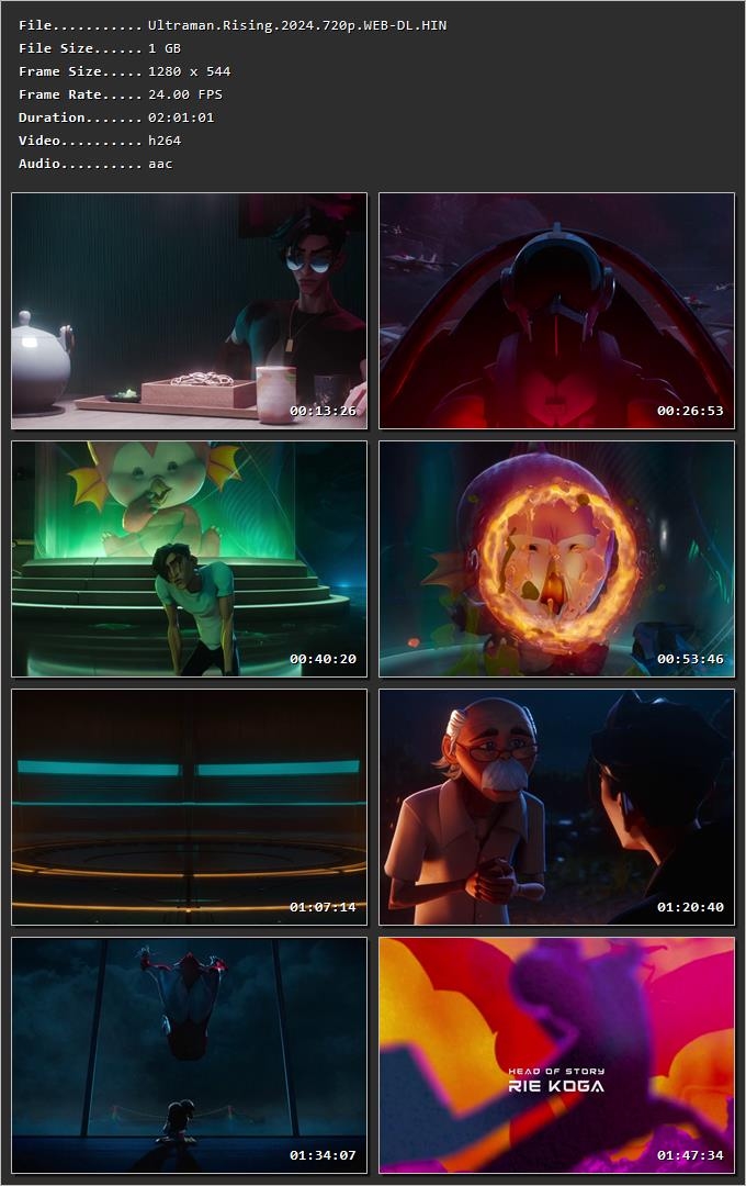 Ultraman: Rising (2024) Hindi Dual Audio HDRip 1080p – 720p – 480p Screenshot