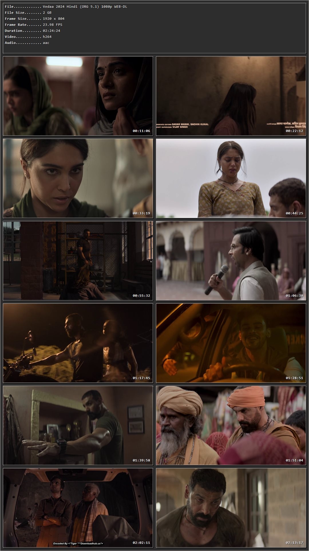 Vedaa 2024 Hindi (Org) HDRip 720p – 480p – 1080p Screenshot