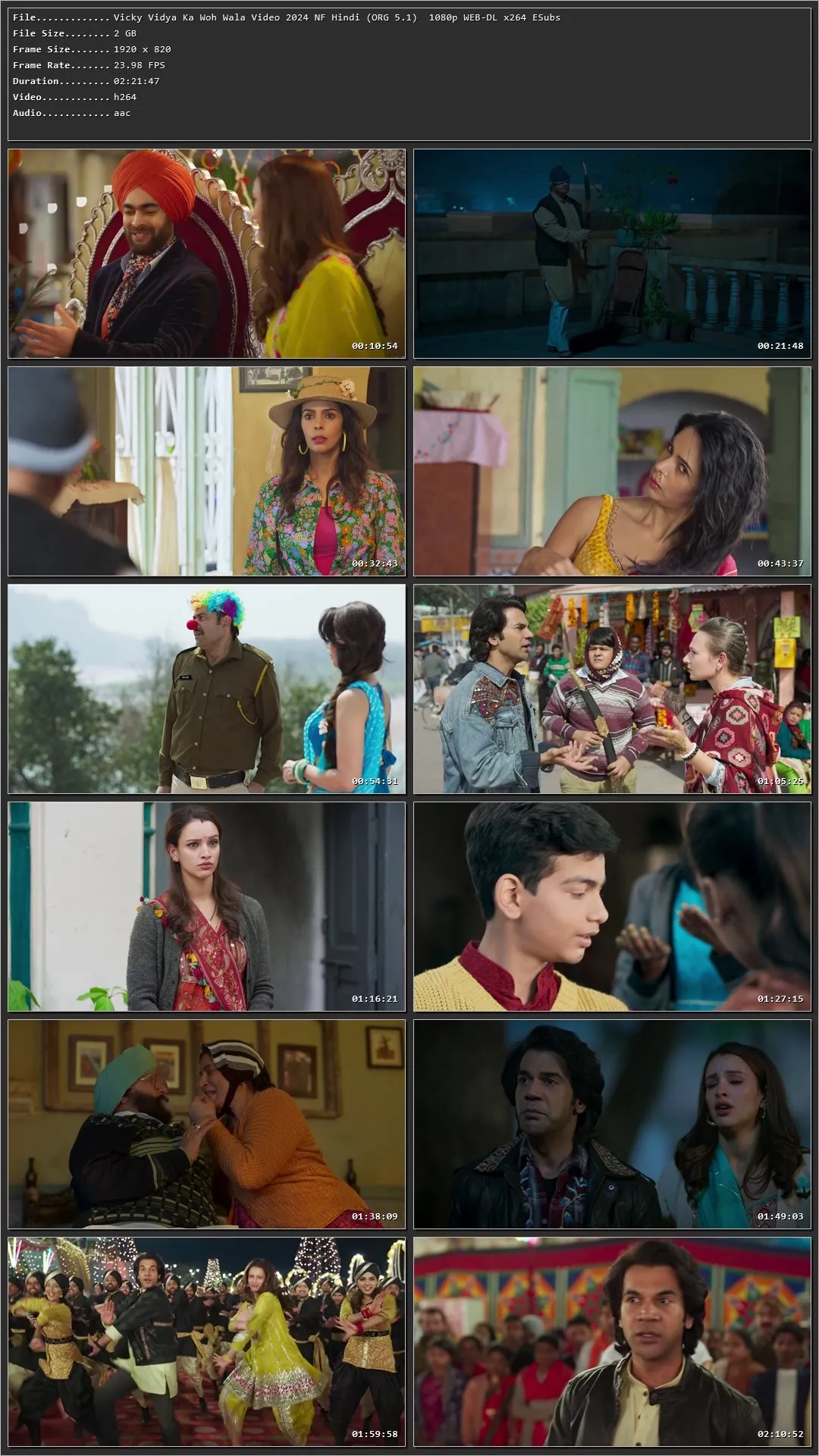 Vicky Vidya Ka Woh Wala Video 2024 Hindi HDRip 720p – 480p – 1080p Screenshot