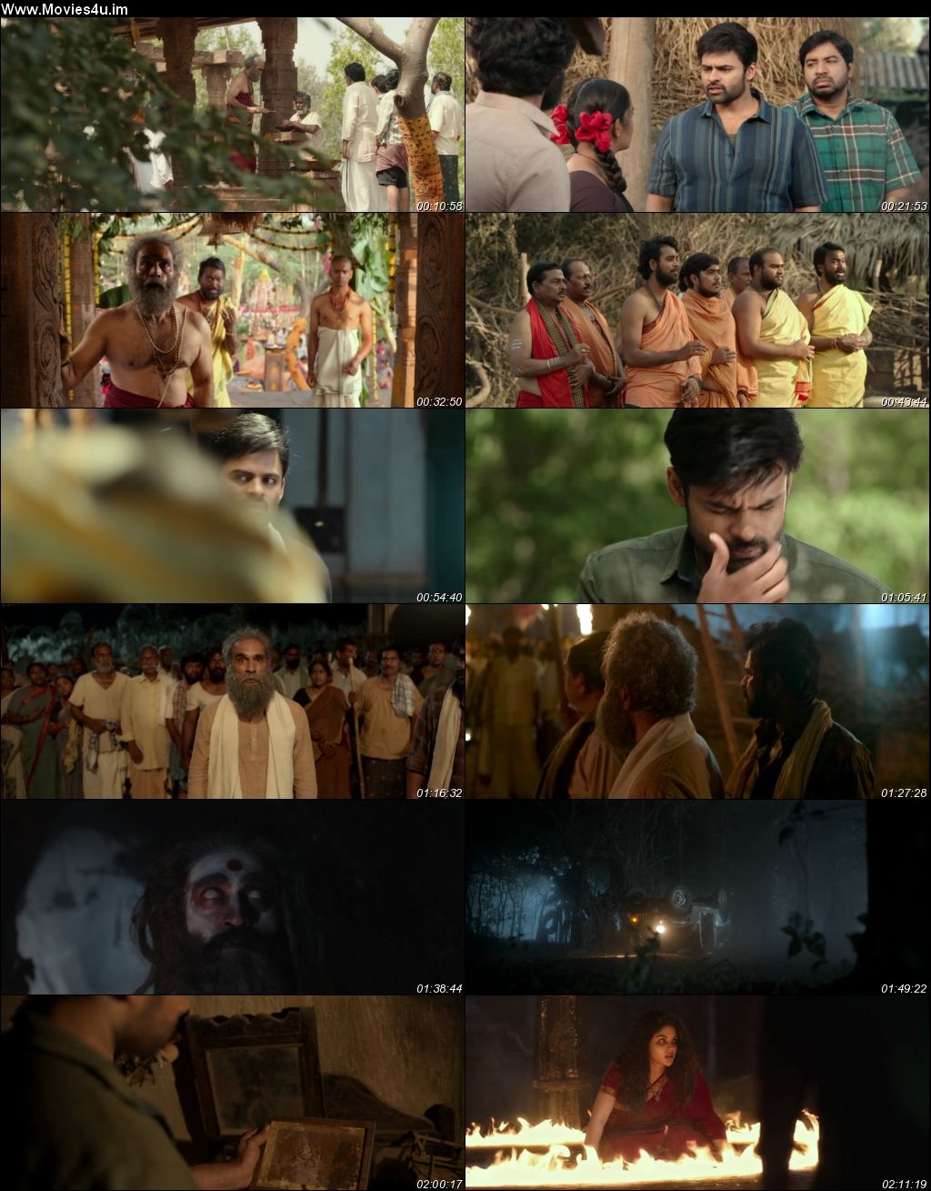 Virupaksha (2023) (Hindi – Telugu) Dual Audio UnCut HDRip 720p – 480p Screenshot