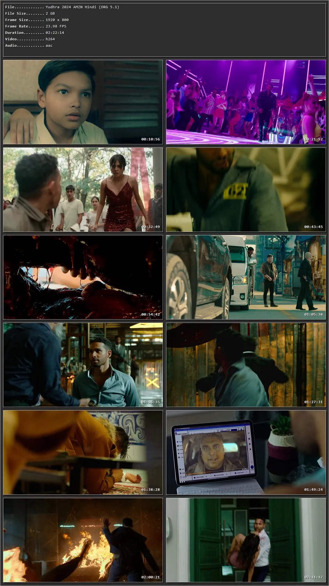 Yudhra 2024 Hindi HDRip 720p – 480p – 1080p Screenshot