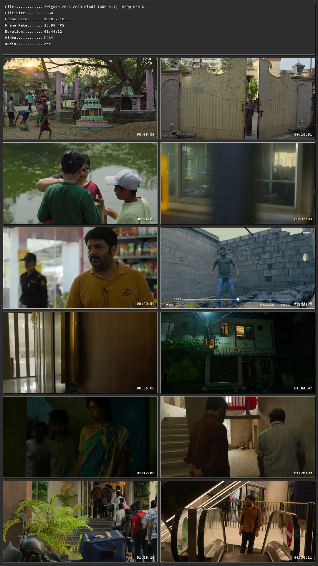 Zwigato 2023 Hindi Movie HDRip 720p – 480p – 1080p Screenshot